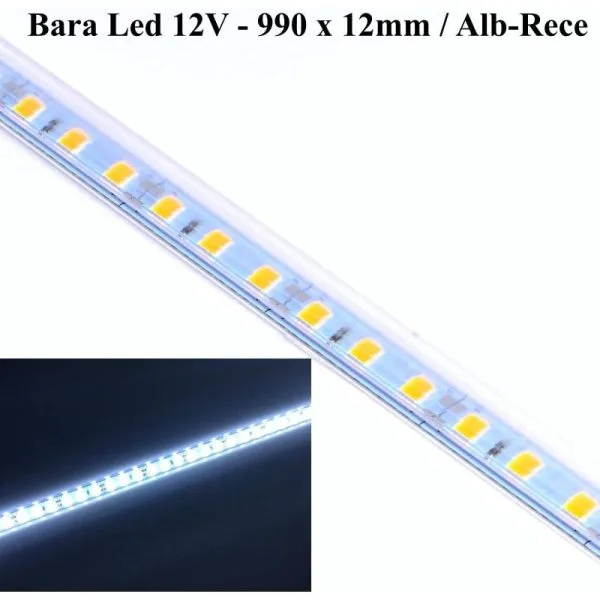BARA CU 72 LED 5050 ALB-RECE 12V IP20 99 cm
