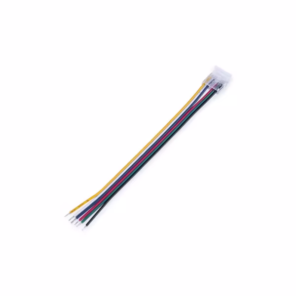 Conector COB RGBCCT 6 Pini de la banda la fire cu FIRE