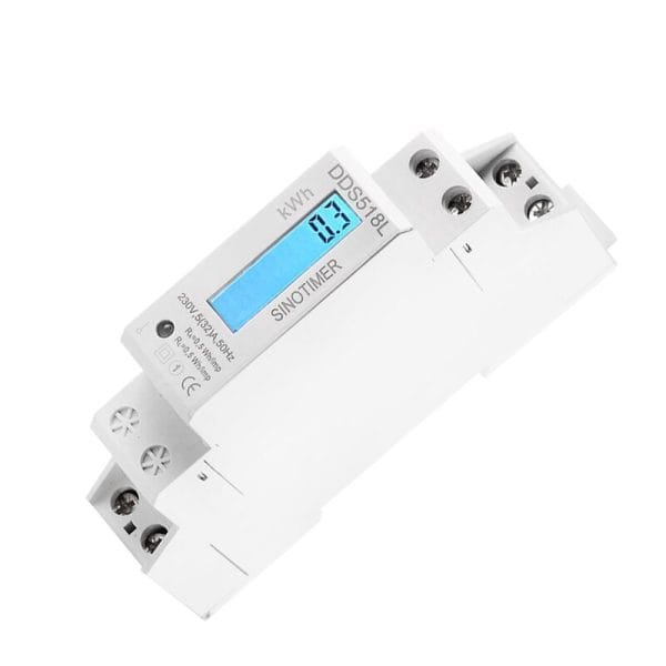 Contor monofazat de energie electrica, Sinotimer,  KWH120V 5(32)A 60Hz, DDS518L, ecran digital LED