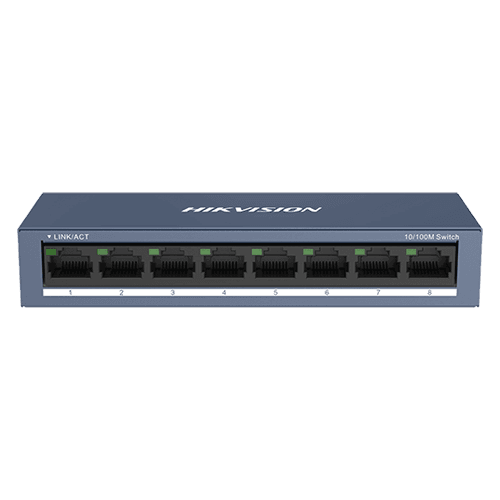 Switch 8 porturi 10/100 Mbps RJ45 - HIKVISION DS-3E0108-O