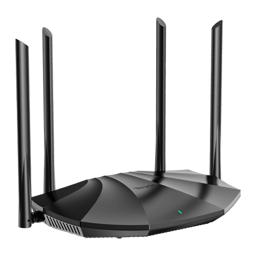 Router WiFi 6, DualBand 2.4Ghz/5GHz 300+1201Mbps, 4x6dBi, 4 porturi Gigabit - TENDA TND-RX2