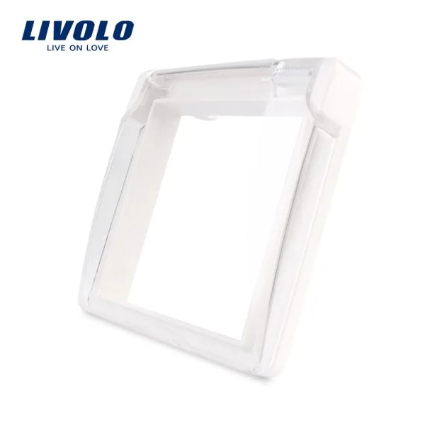 Capac de Protecție din Plastic Pentru Priză 2M LIVOLO - Alb
