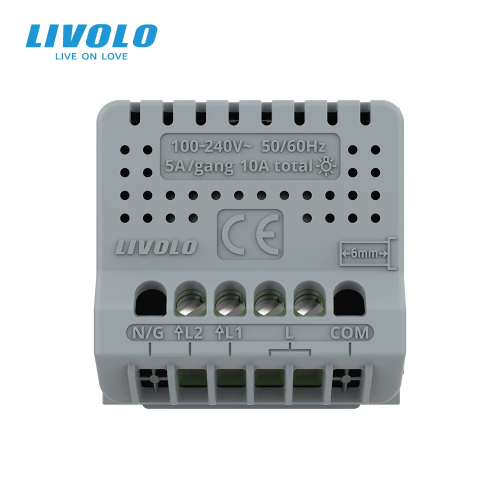 modul intrerupator touch dublu livolo vl fc2 2g 03