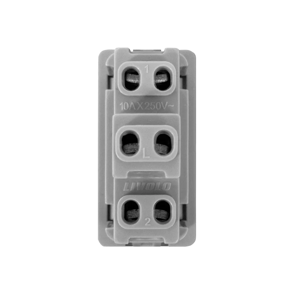 modul intrerupator mecanic simplu cu revenire 1m livolo negru vl fcmh 1bp 04