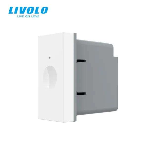 Modul Întrerupător Touch Simplu 1M LIVOLO - Alb