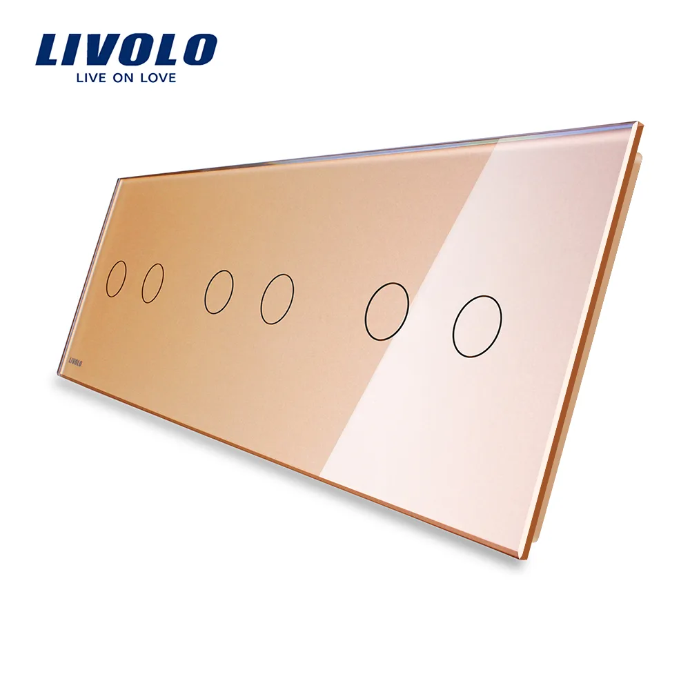 Panou din sticlă Livolo VL-P702/02/02-6A