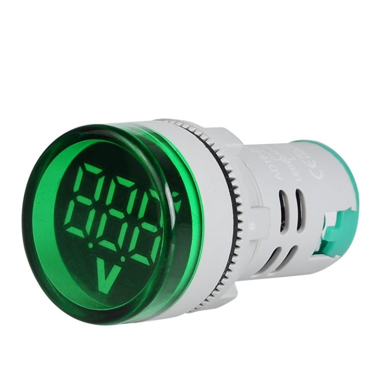 voltmetru digital cu led i afiaj luminos indicator de tensiune ac 60 500v verde